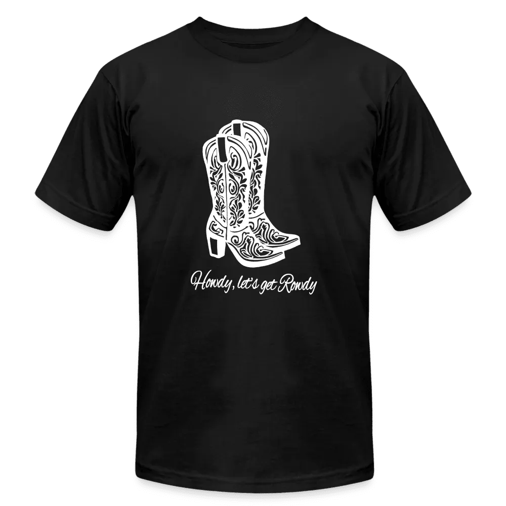 Howdy, Let's get Rowdy Graphic Oversized Tee