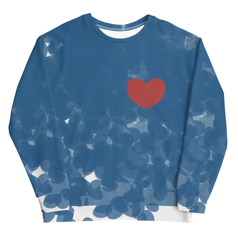 I Love You All Over Greece Unisex Sweatshirt