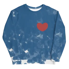 I Love You All Over Greece Unisex Sweatshirt