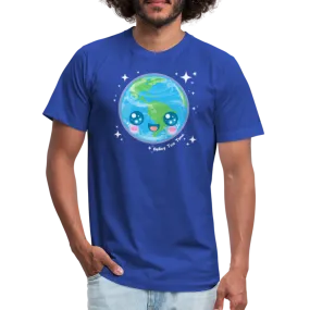 Kawaii Earth Unisex Jersey T-Shirt