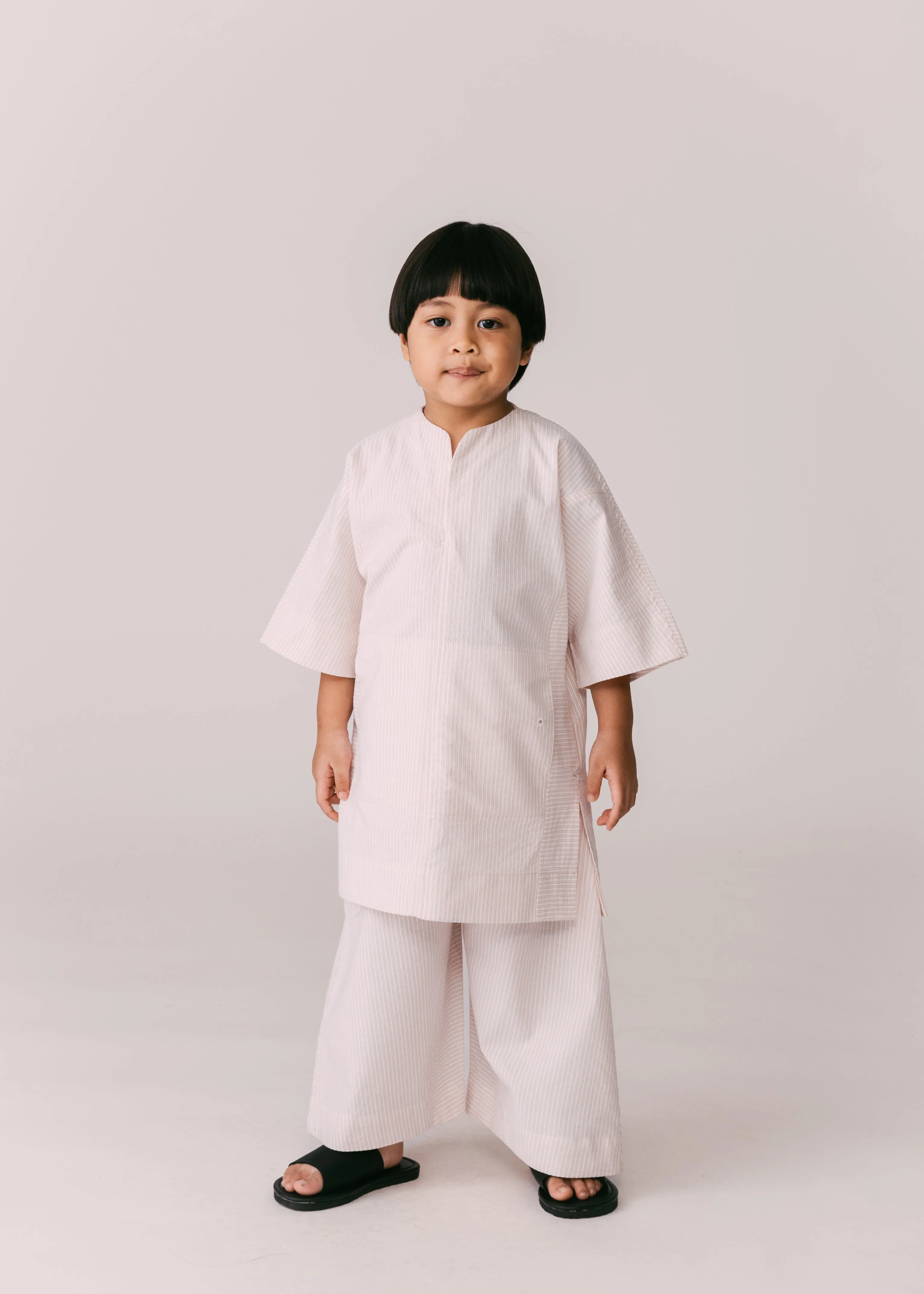 Kids: Tahan Pants (Pink Stripe)