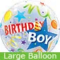 Large Birthday Boy Party Hat Balloon