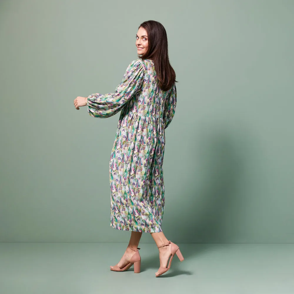 Melon Dress | Upside Down Pine Forest