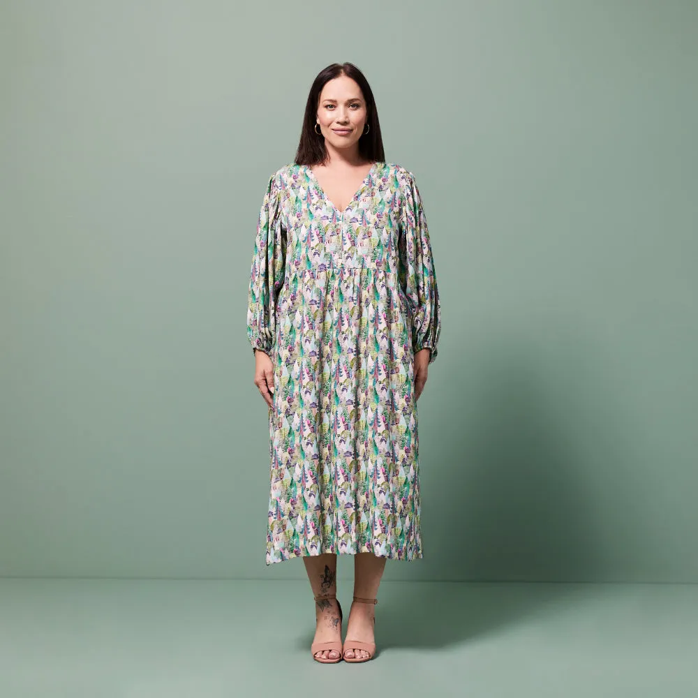 Melon Dress | Upside Down Pine Forest
