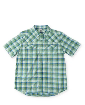 Men's Eddy Shirt SS Cactus Check LG