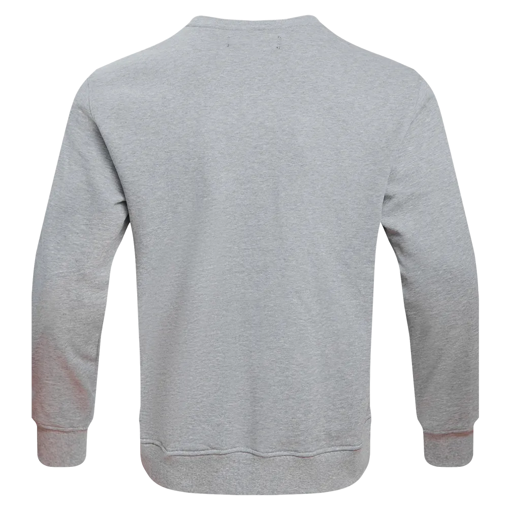 MLB BALTIMORE ORIOLES OLD ENGLISH MEN'S CREWNECK (HEATHER GREY)