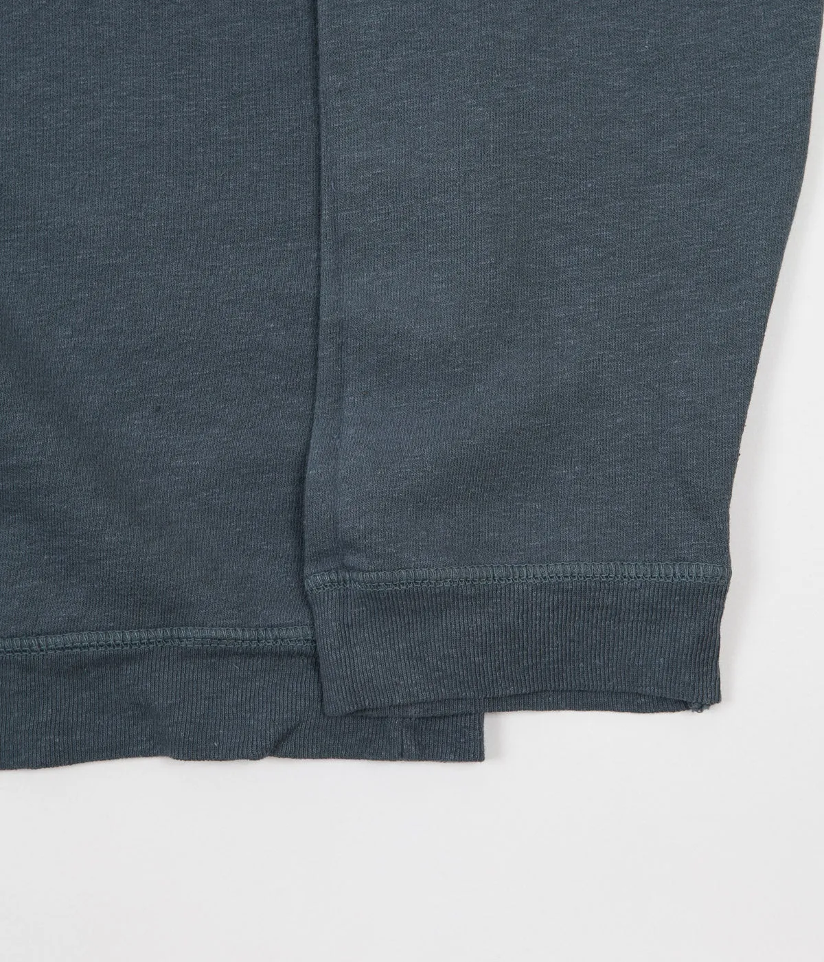 Mollusk Hemp Raglan Crewneck Sweatshirt - Indigo