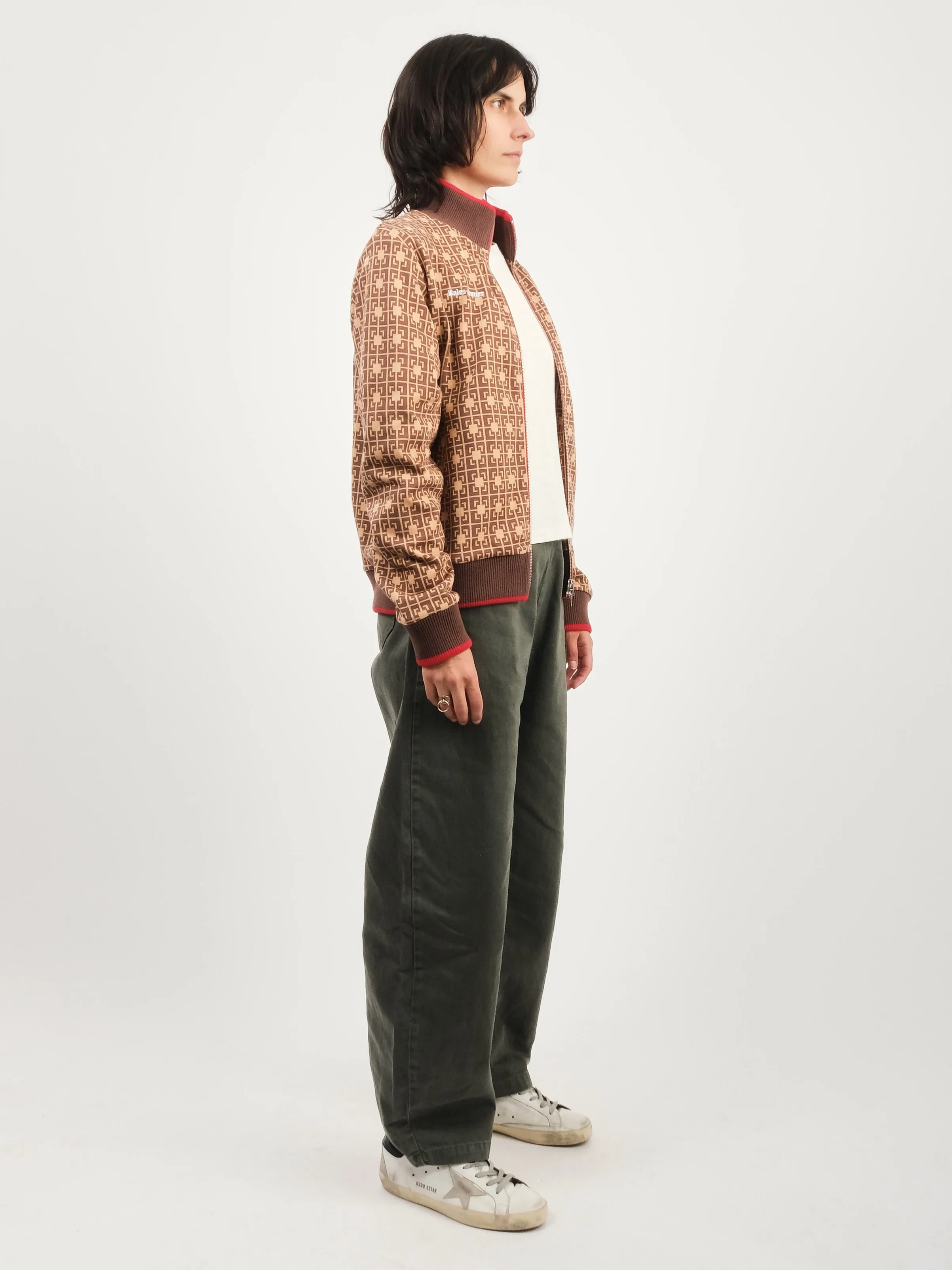Orange/Brown Power Track Top