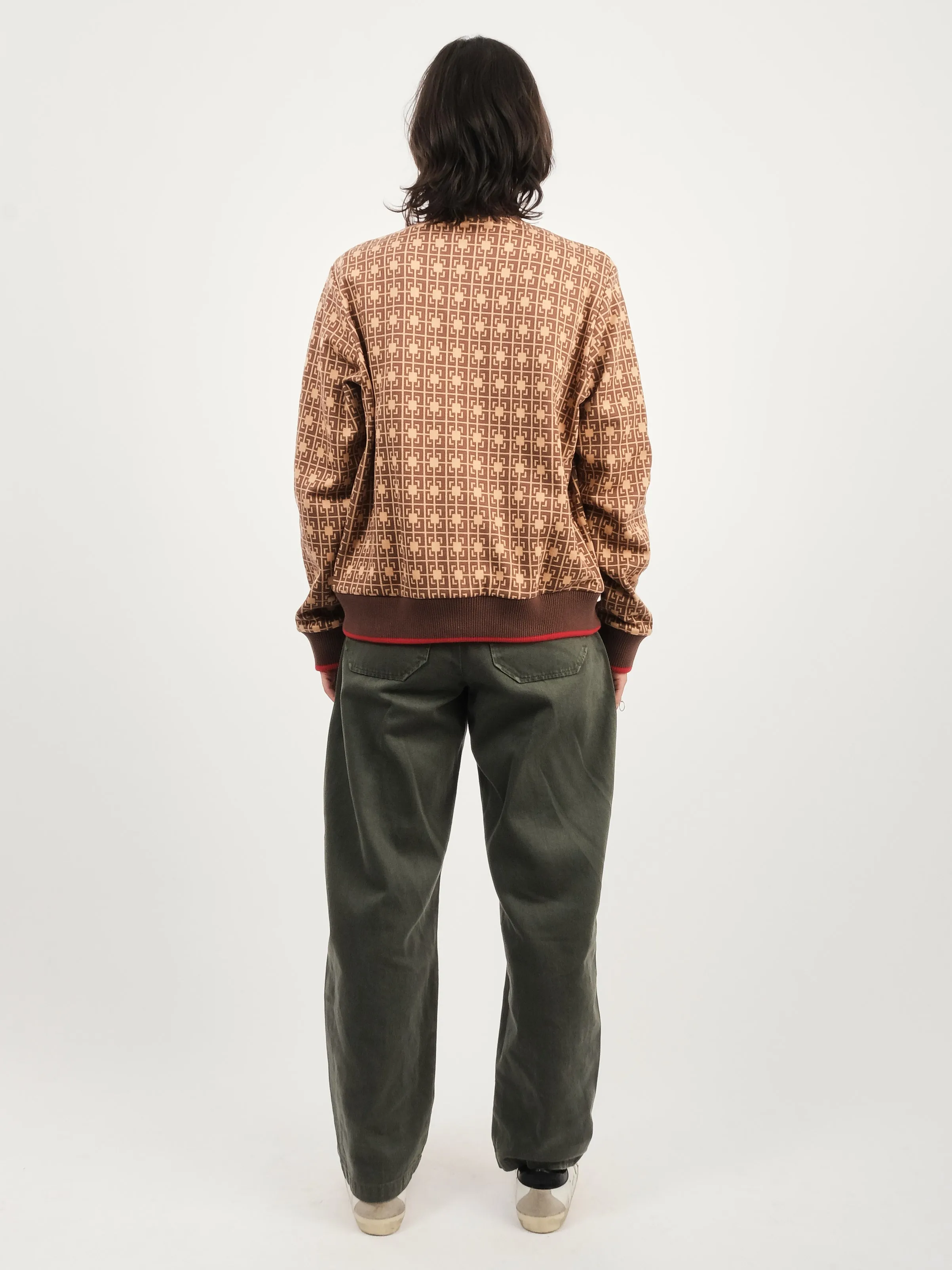 Orange/Brown Power Track Top