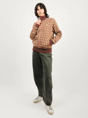Orange/Brown Power Track Top