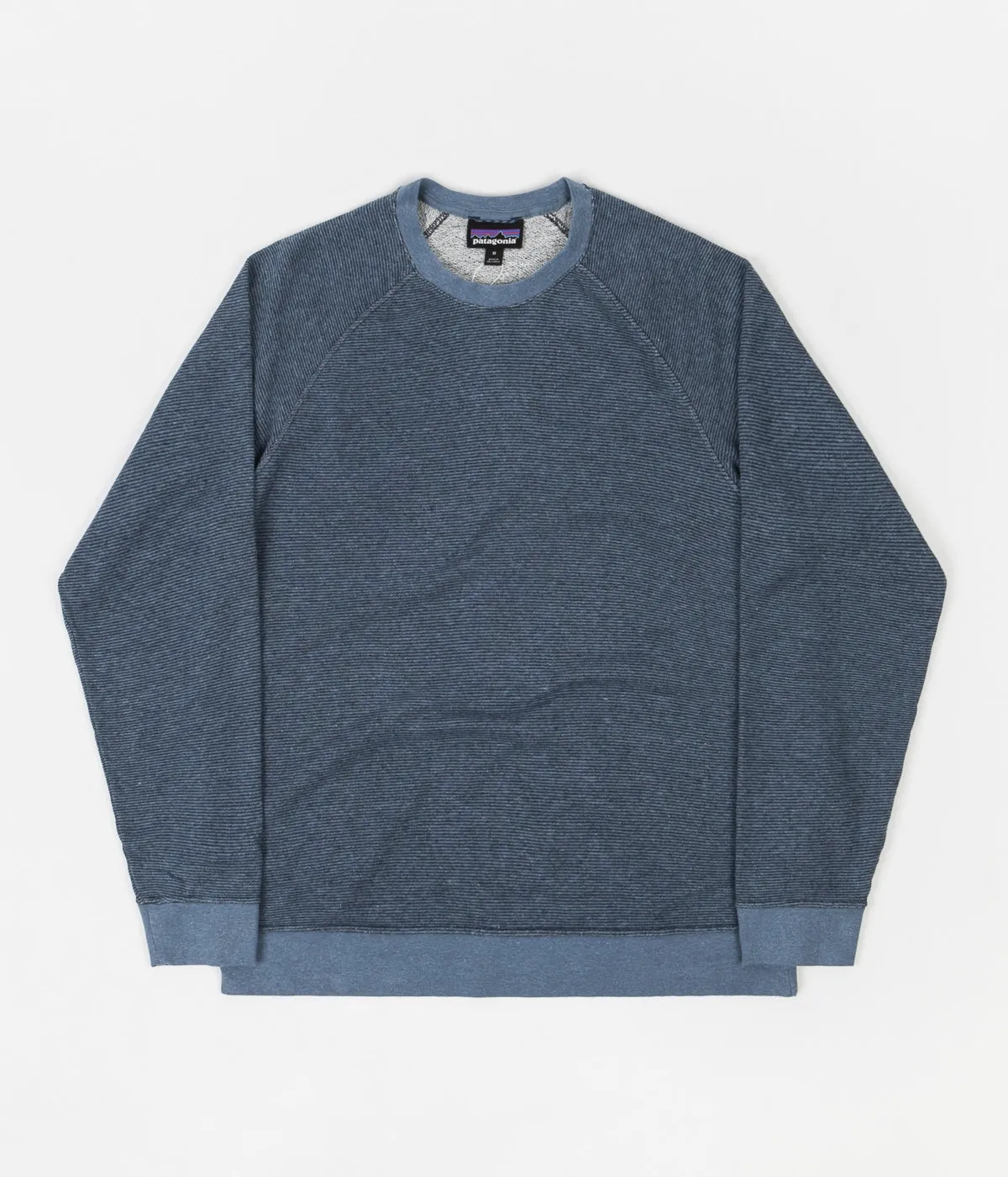 Patagonia Trail Harbor Crewneck Sweatshirt - Long Plains: Pigeon Blue