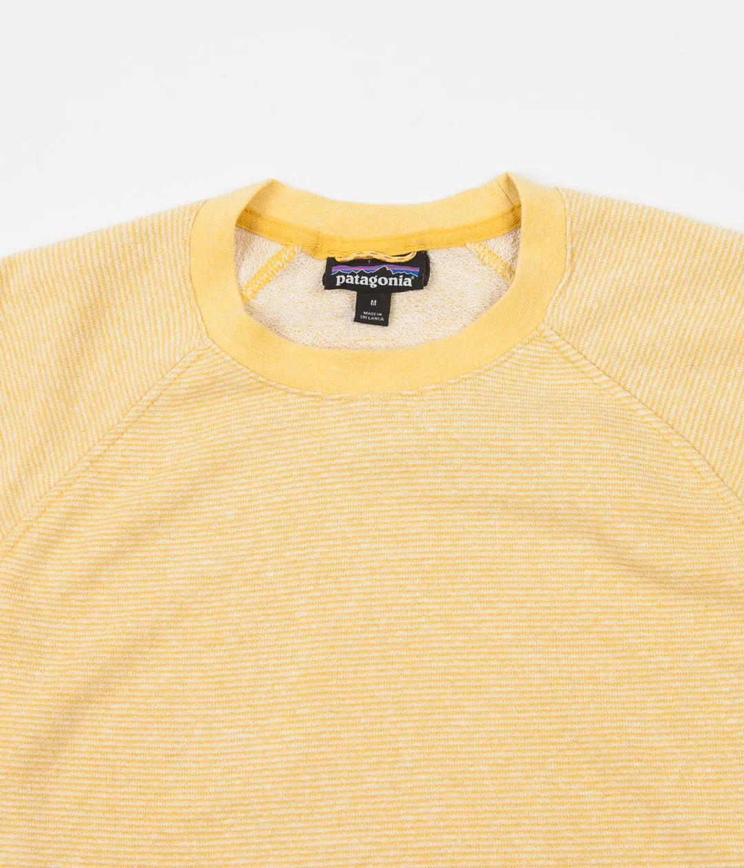 Patagonia Trail Harbor Crewneck Sweatshirt - Long Plains: Surfboard Yellow / Resin Yellow