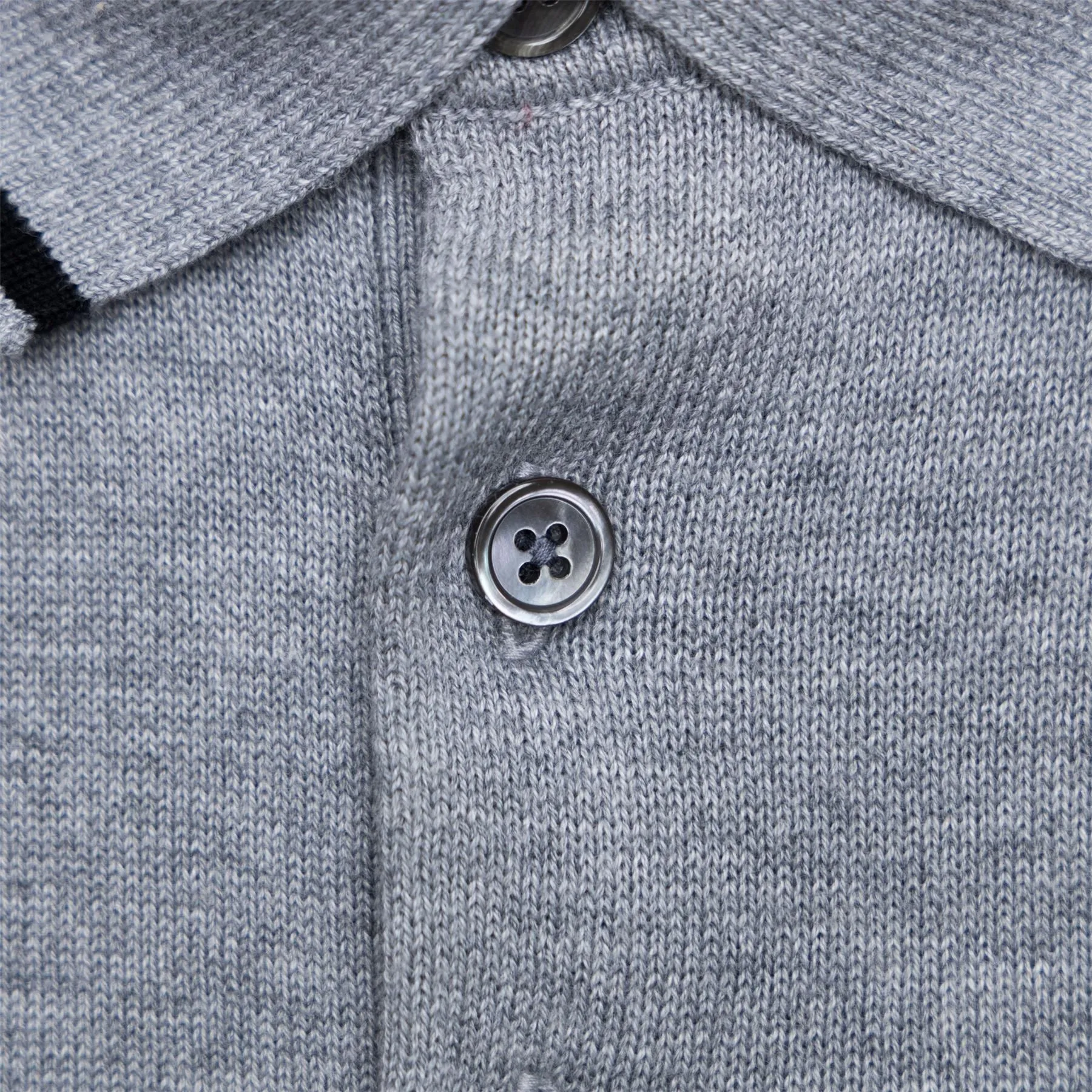Performance Polo-Collar Sweater Andover Heather - SS24