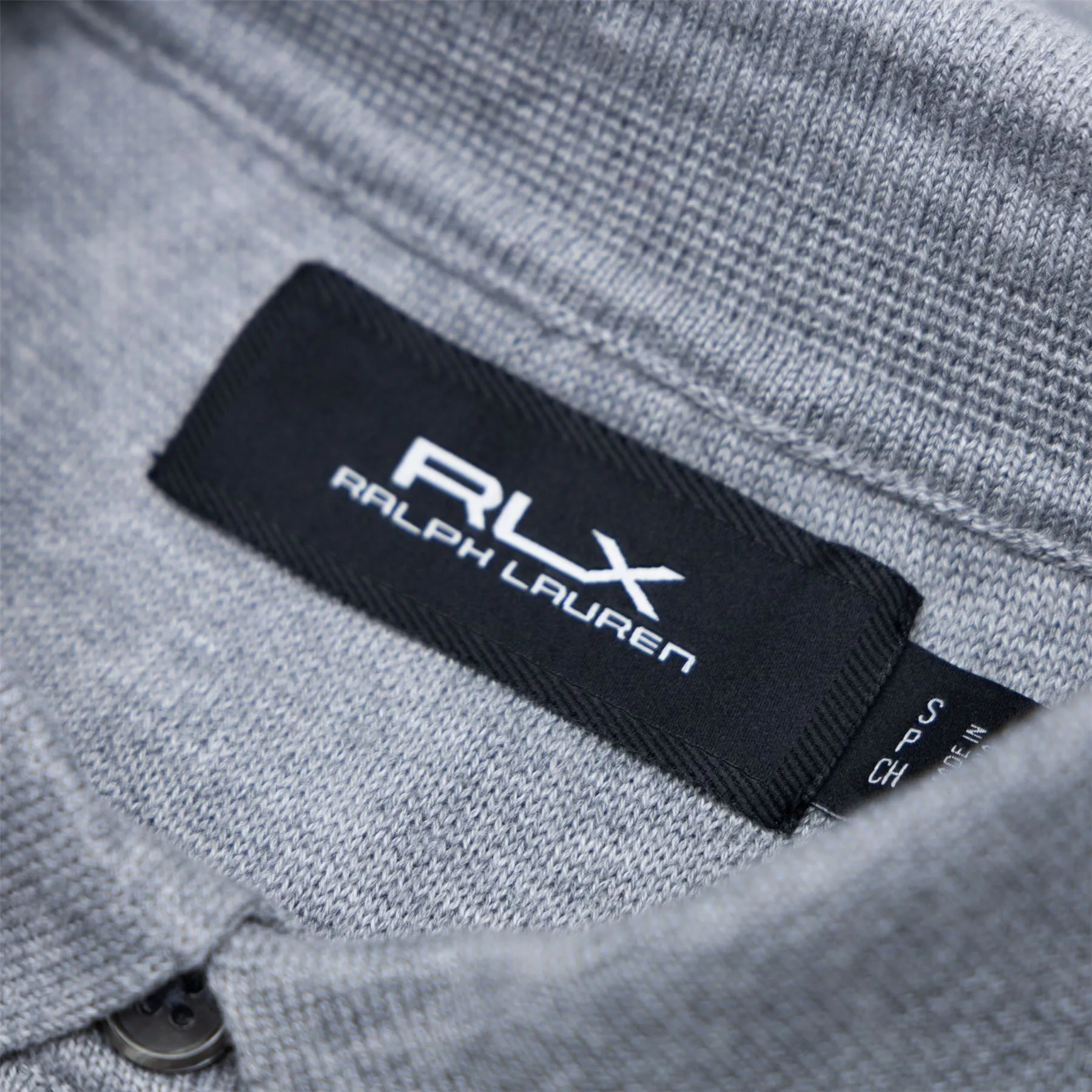 Performance Polo-Collar Sweater Andover Heather - SS24