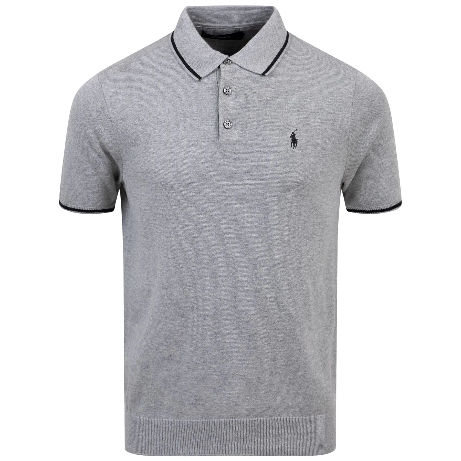 Performance Polo-Collar Sweater Andover Heather - SS24
