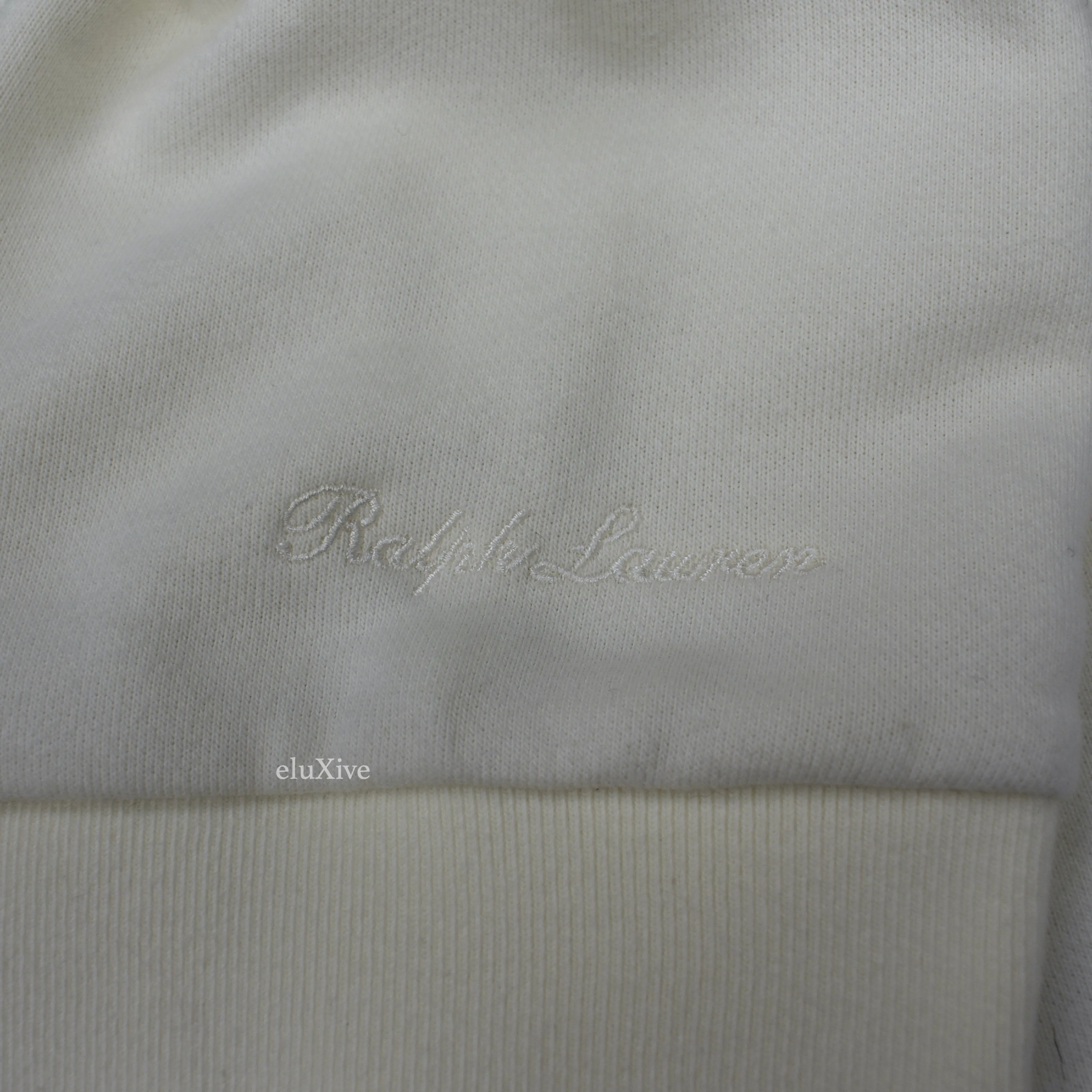 Ralph Lauren Purple Label - Tuxedo Polo Bear Sweatshirt (Cream)