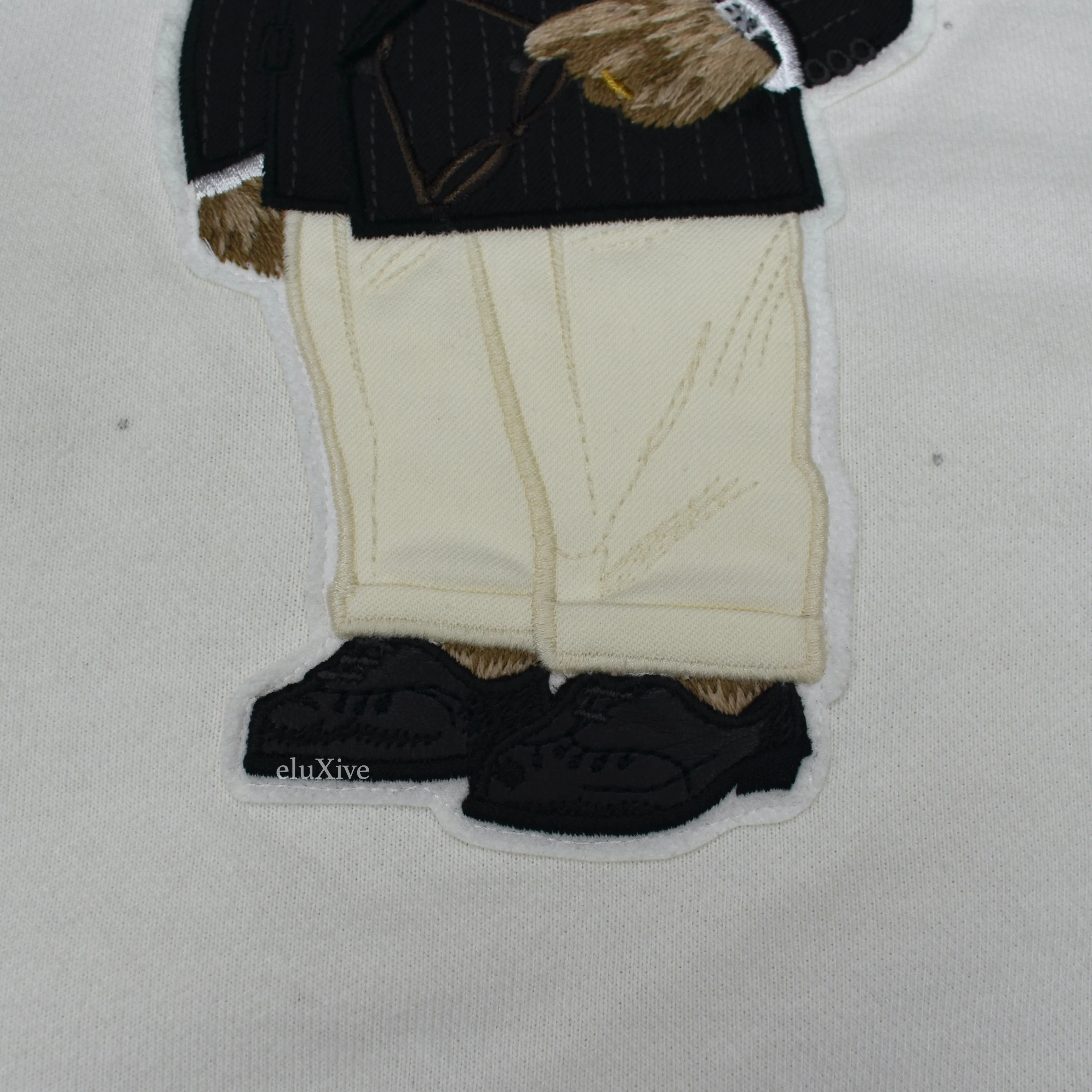 Ralph Lauren Purple Label - Tuxedo Polo Bear Sweatshirt (Cream)