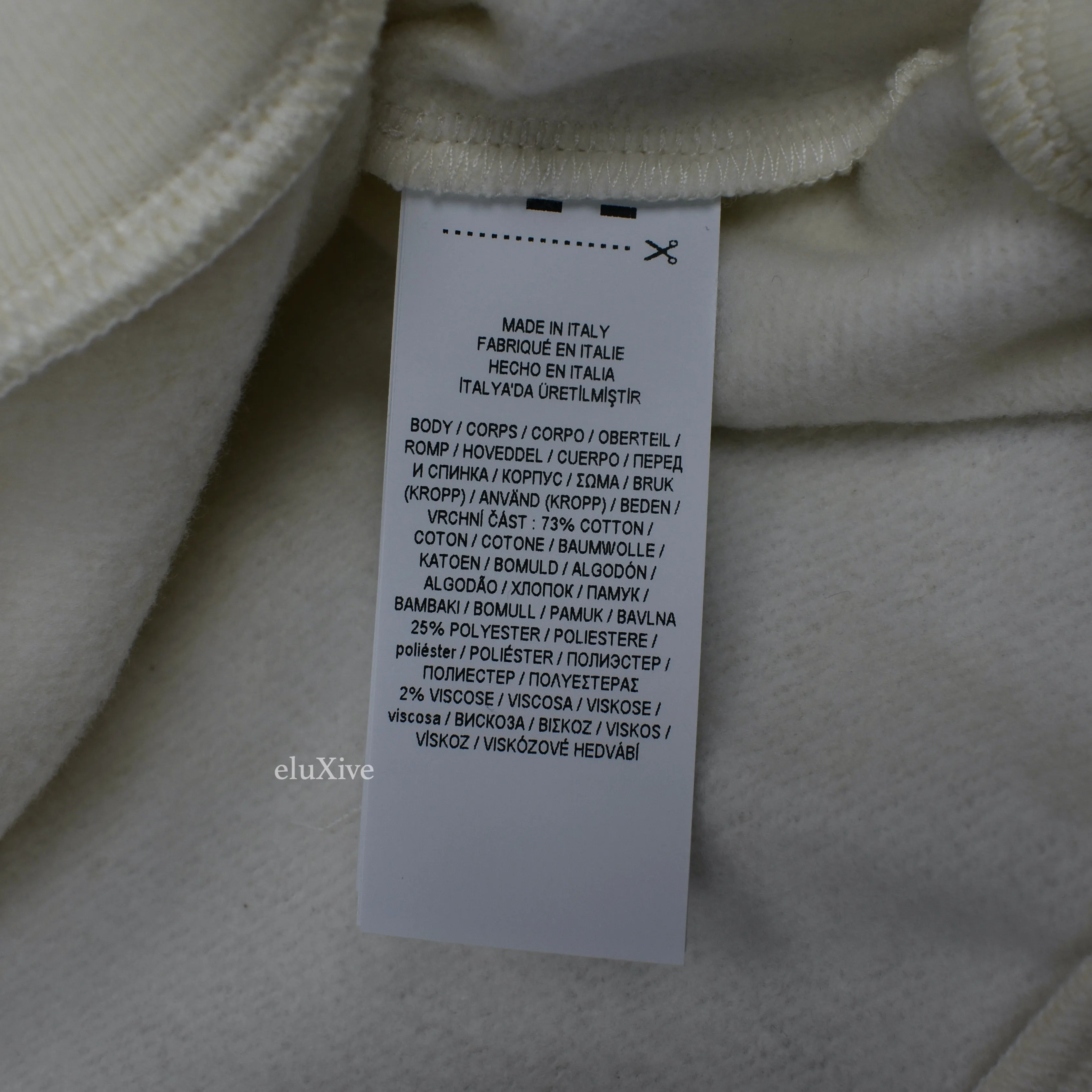 Ralph Lauren Purple Label - Tuxedo Polo Bear Sweatshirt (Cream)