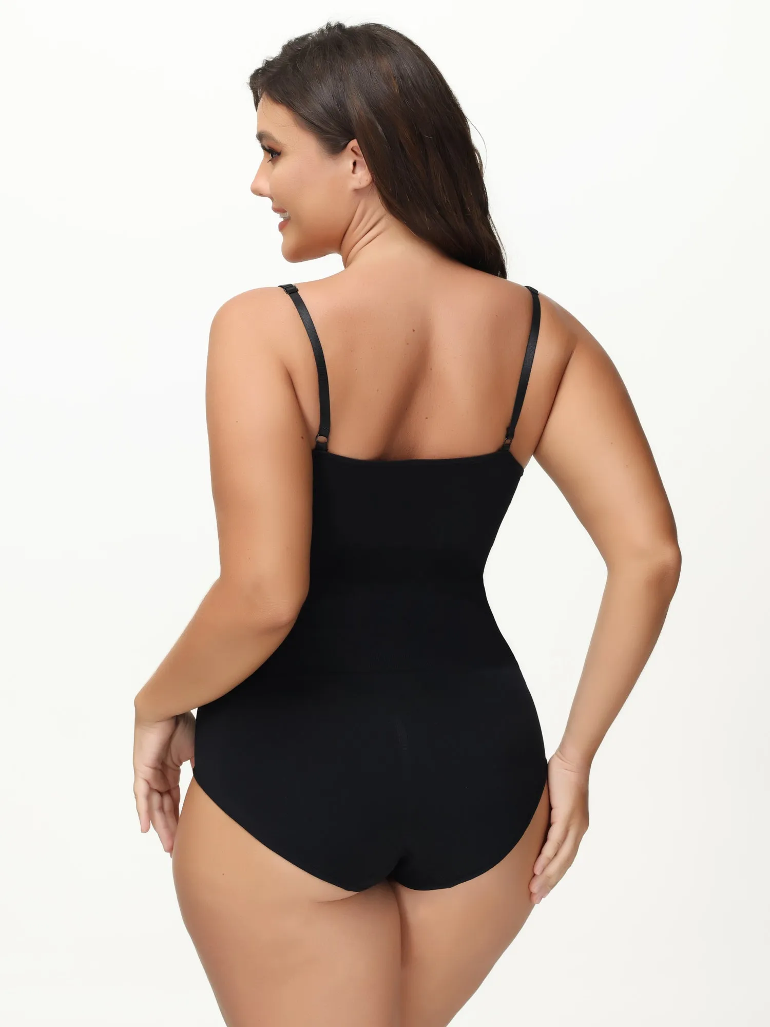 Ribbed Hip Lifting Shapewear Bodysuit