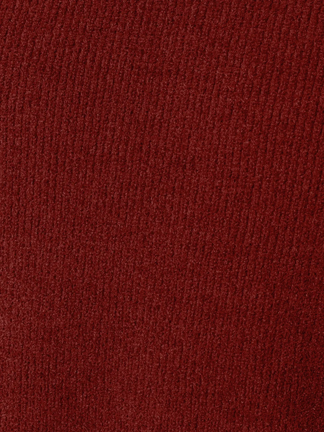 Round Neck Pullover: Rib Knit Structure and Super Soft Touch | Rusty