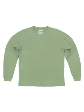 Sierra Raglan Fleece Sweatshirt: Pistachio