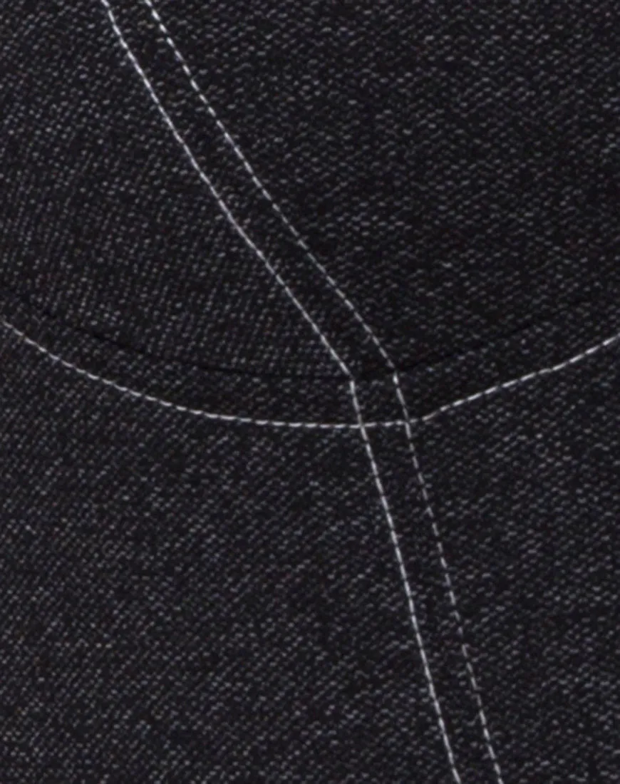 Spara Dress in Denim Black