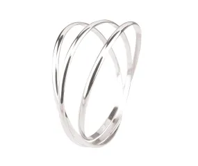 Sterling Silver Triple Bangle