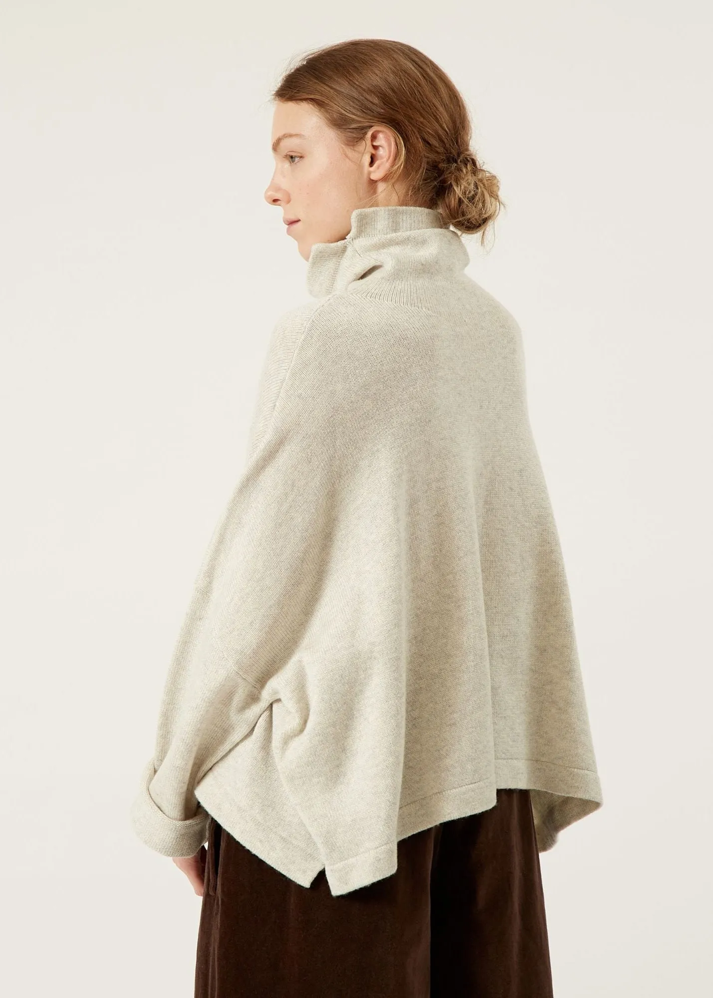Tania Cropped Mockneck Sweater
