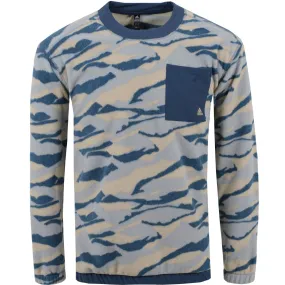Txt Print Crew Hemp/Crew Navy/Hemp - AW22