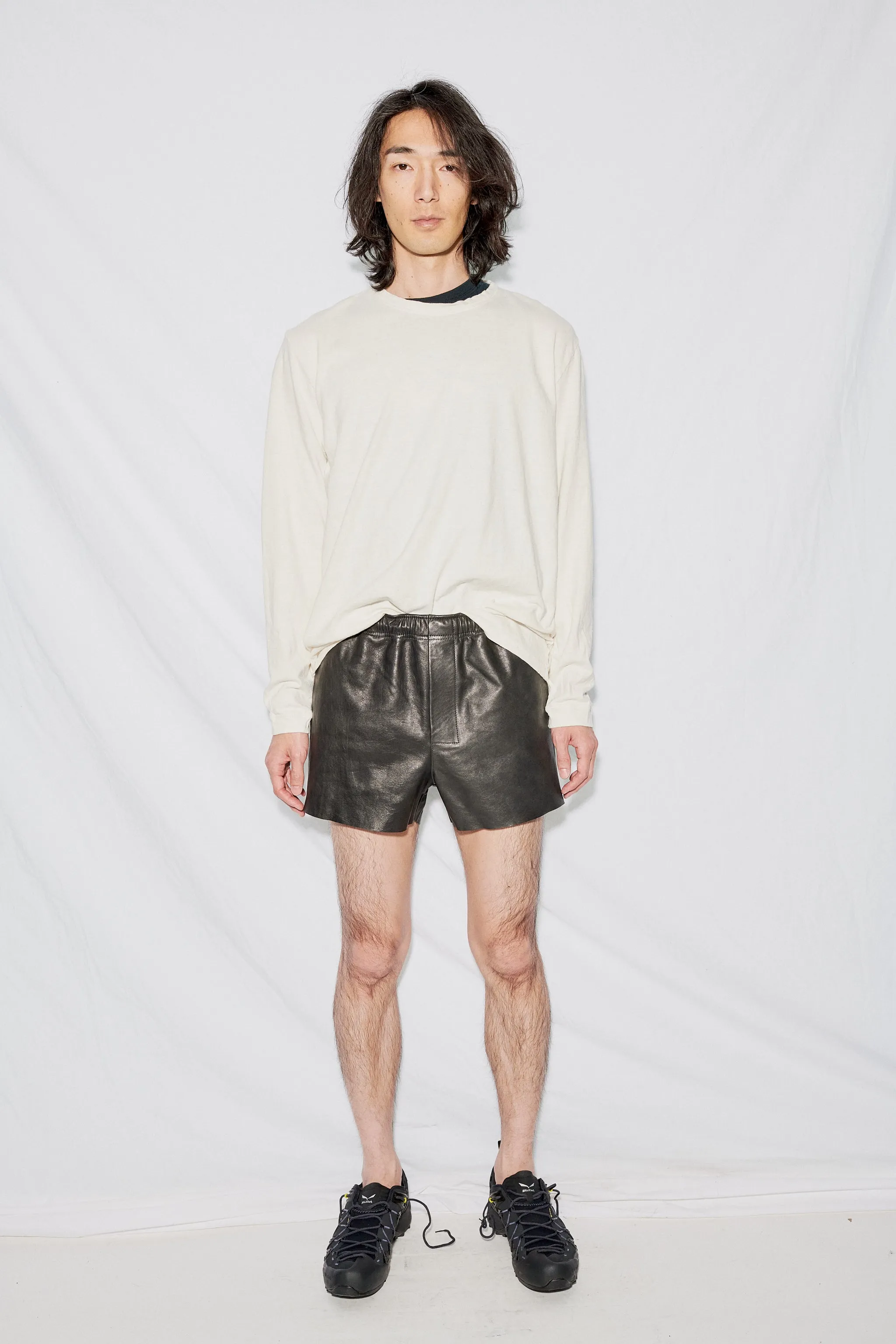 White Baja Long Sleeve Tee