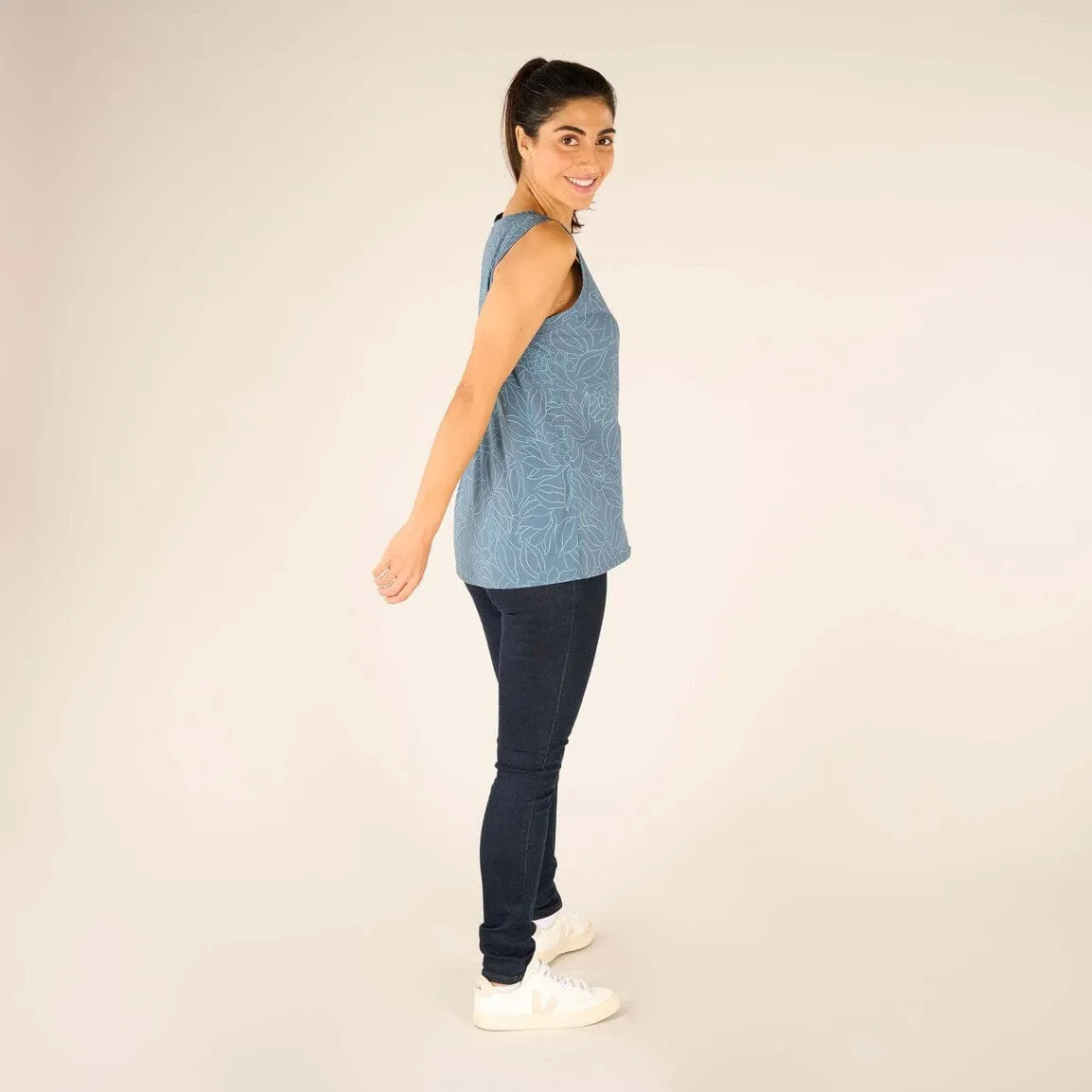 W's Neha V-Neck Tank Top - Modal & Organic cotton